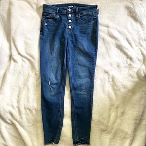 Button Fly Skinny Jeans Old Navy